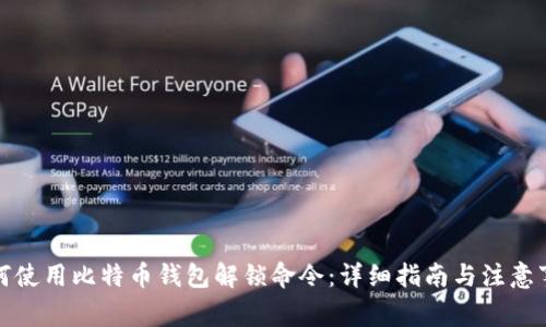 如何使用比特币钱包解锁命令：详细指南与注意事项